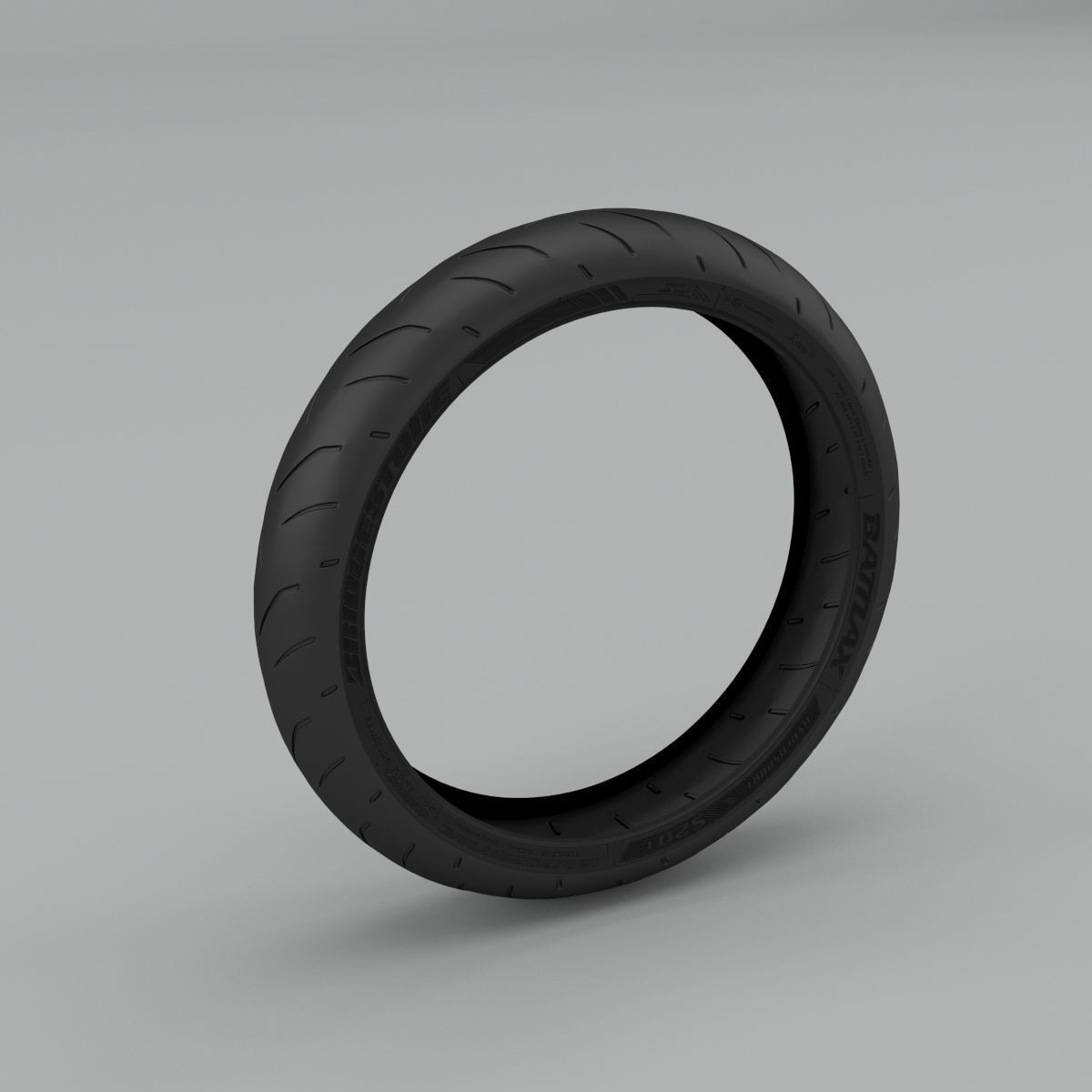Bridgestone Battlax s20 Low-poly 3D model_5