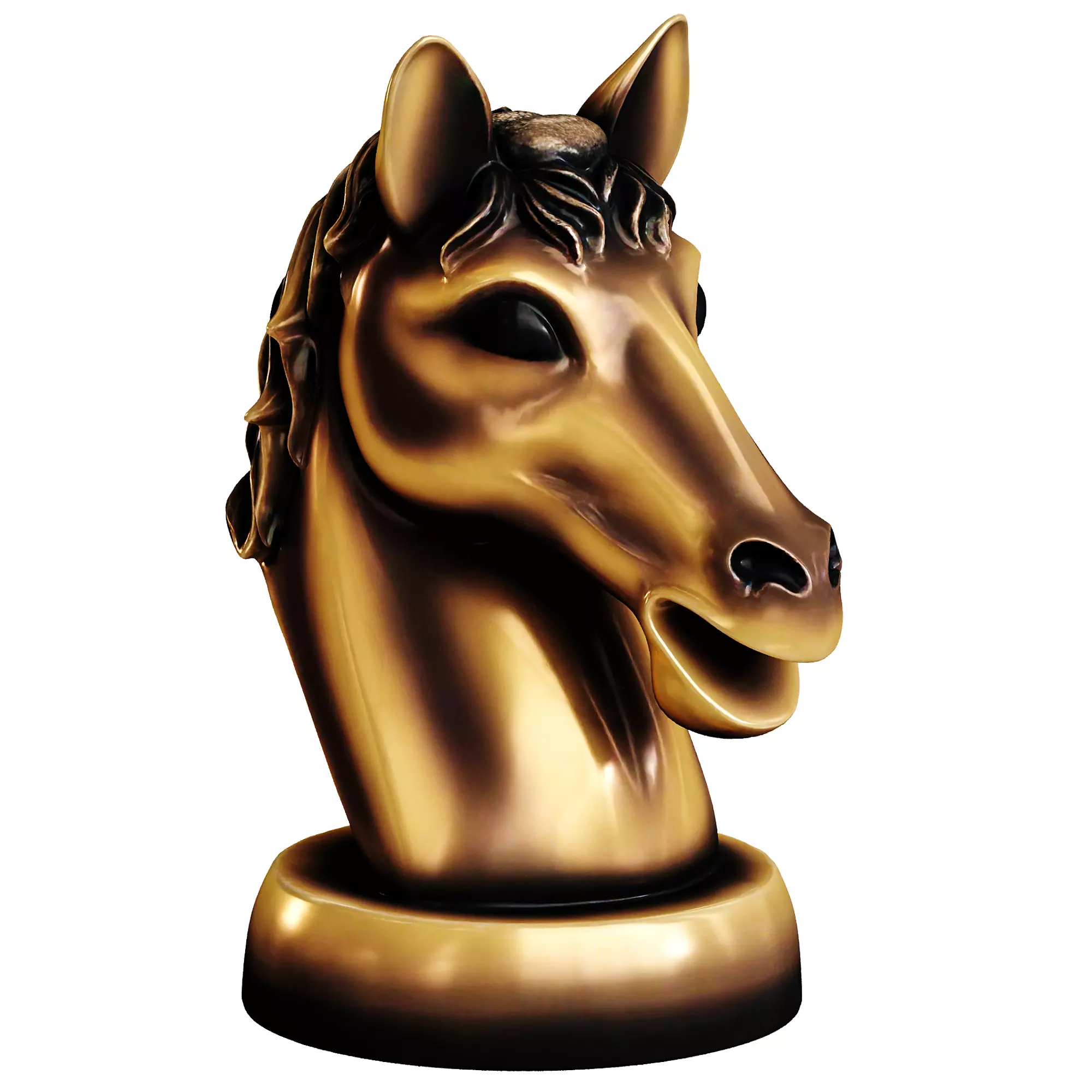 Horse Head Statues 3D model