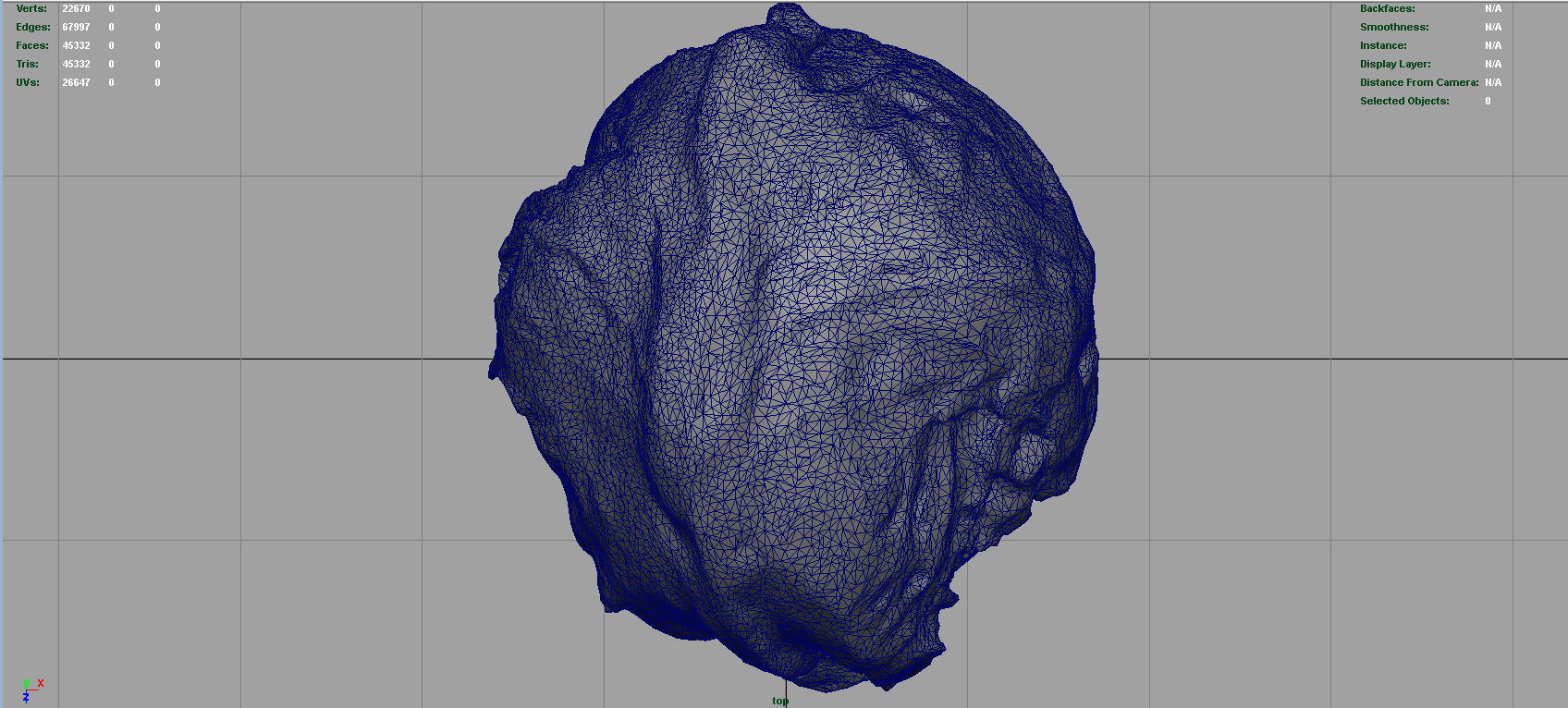 Iceberg Lettuce Low-poly 3D model_10