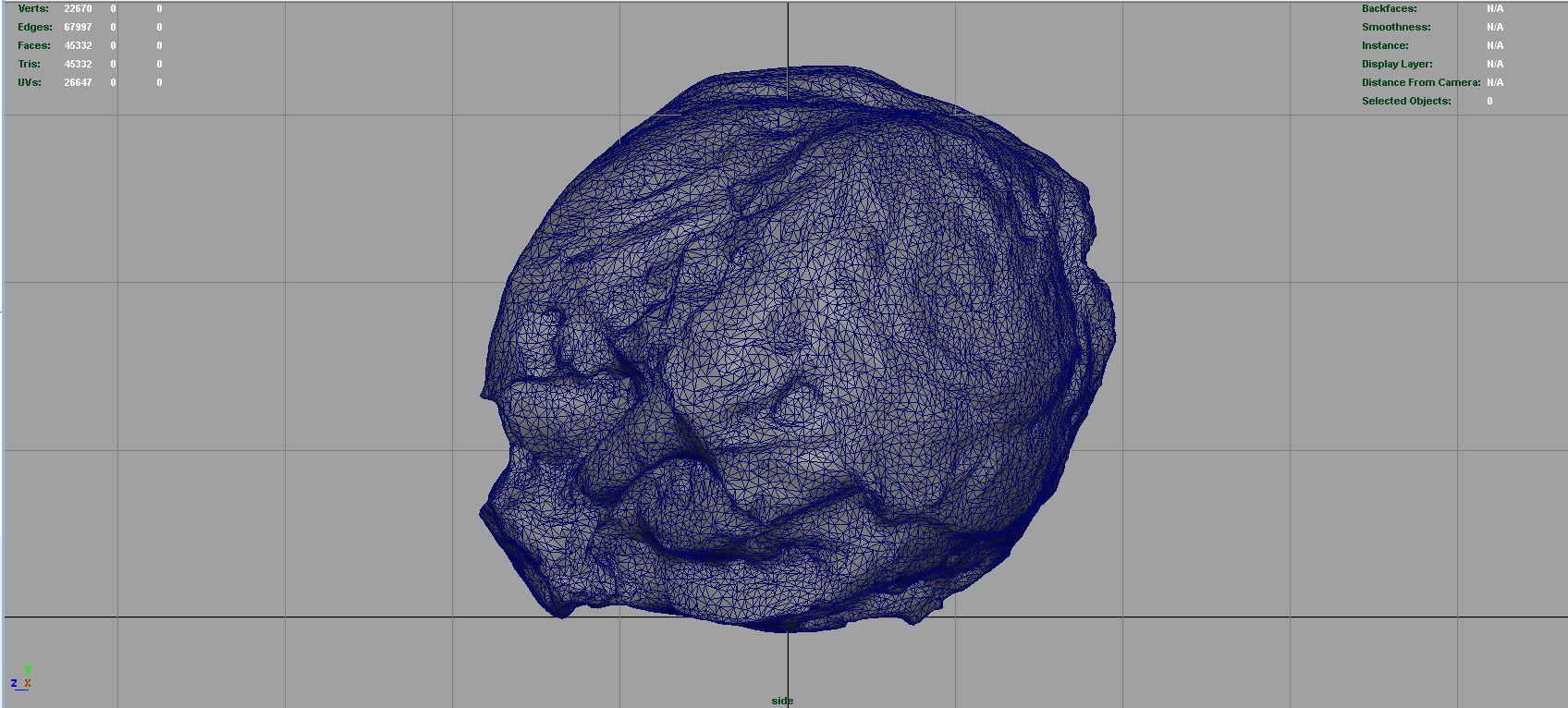 Iceberg Lettuce Low-poly 3D model_12