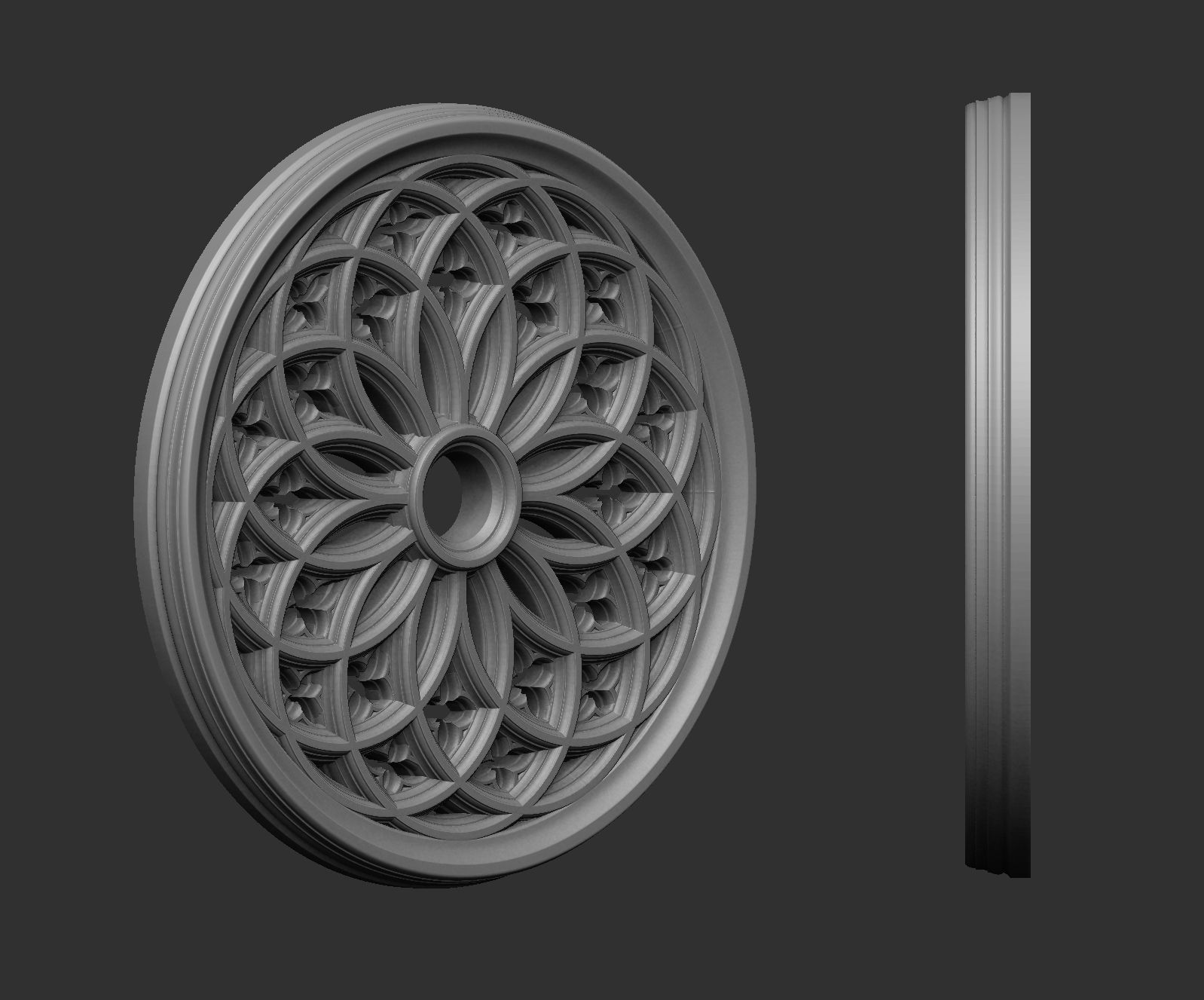 Gothic Tracery 3 3D print model_1