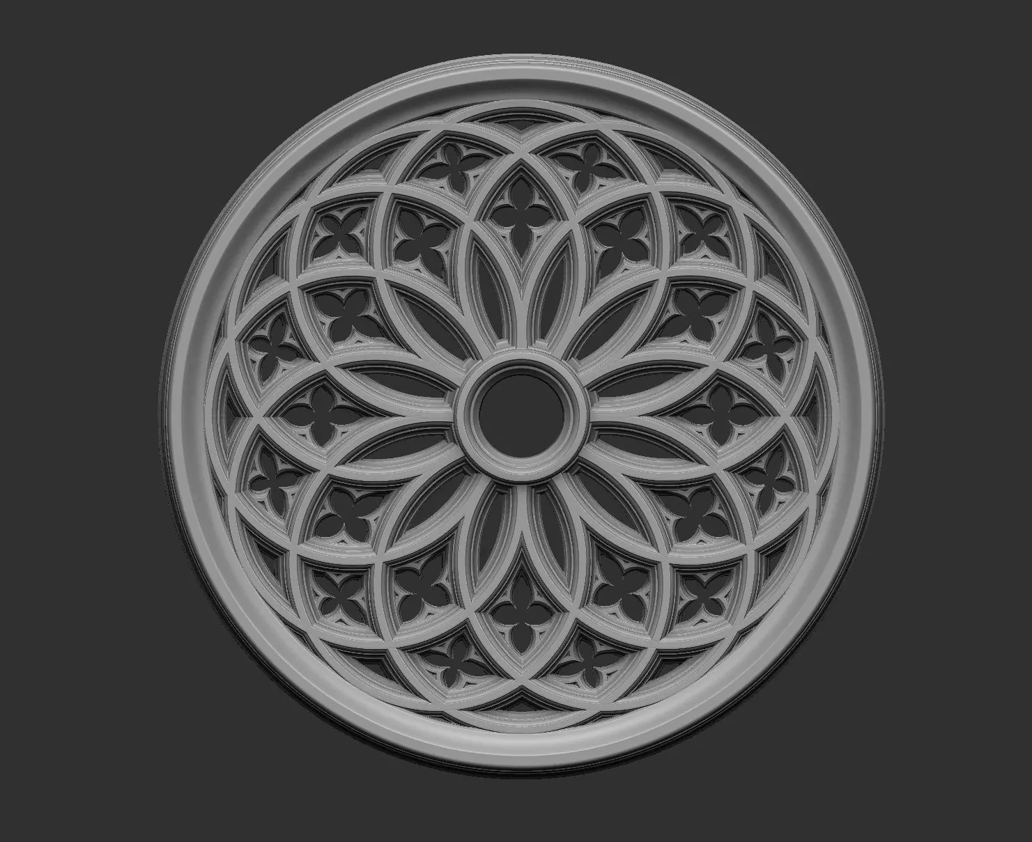 Gothic Tracery 3 3D print model_0