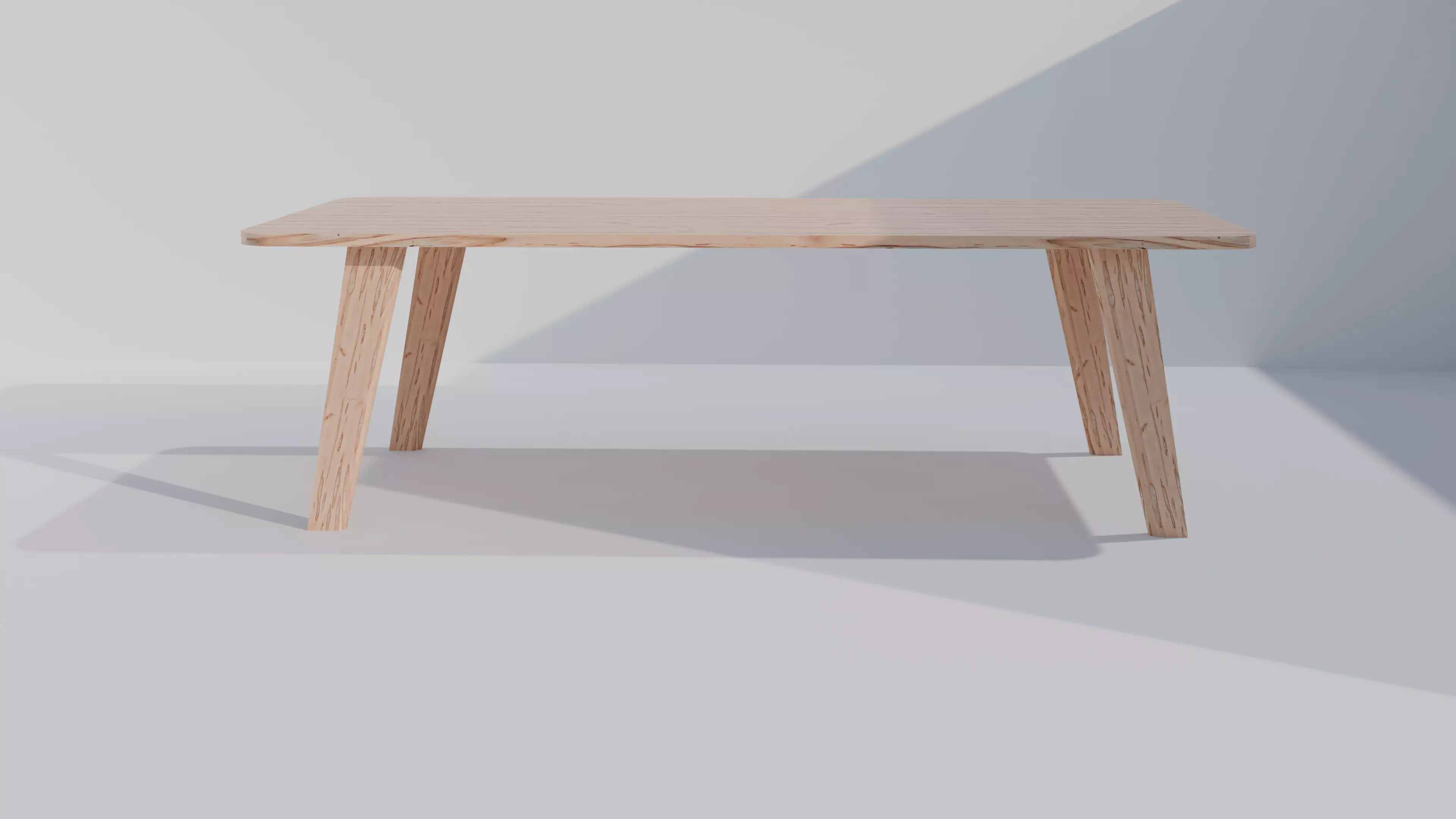 Simple Maple Coffee Table 3D model