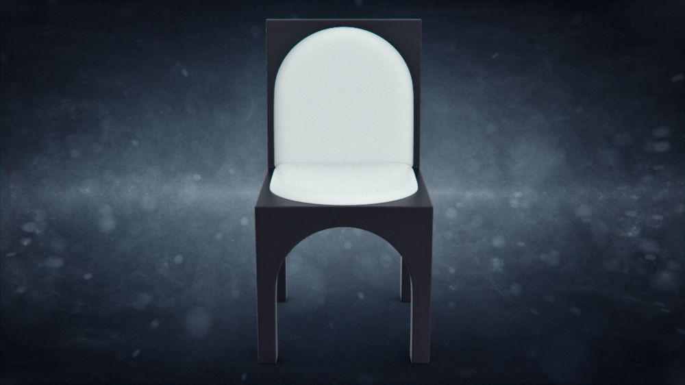 Kelly Wearstler Roxbury Chair Low-poly 3D model_1