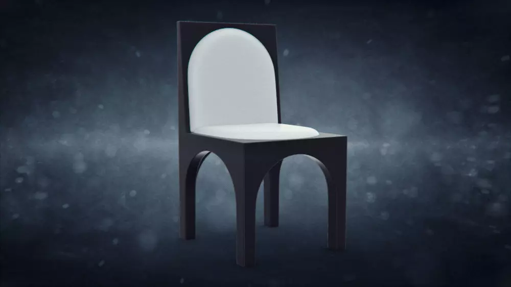 Kelly Wearstler Roxbury Chair Low-poly 3D model_0