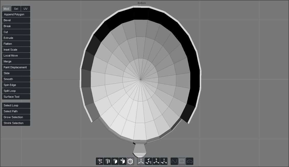 Engraved Steel Helmet Free low-poly 3D model_9