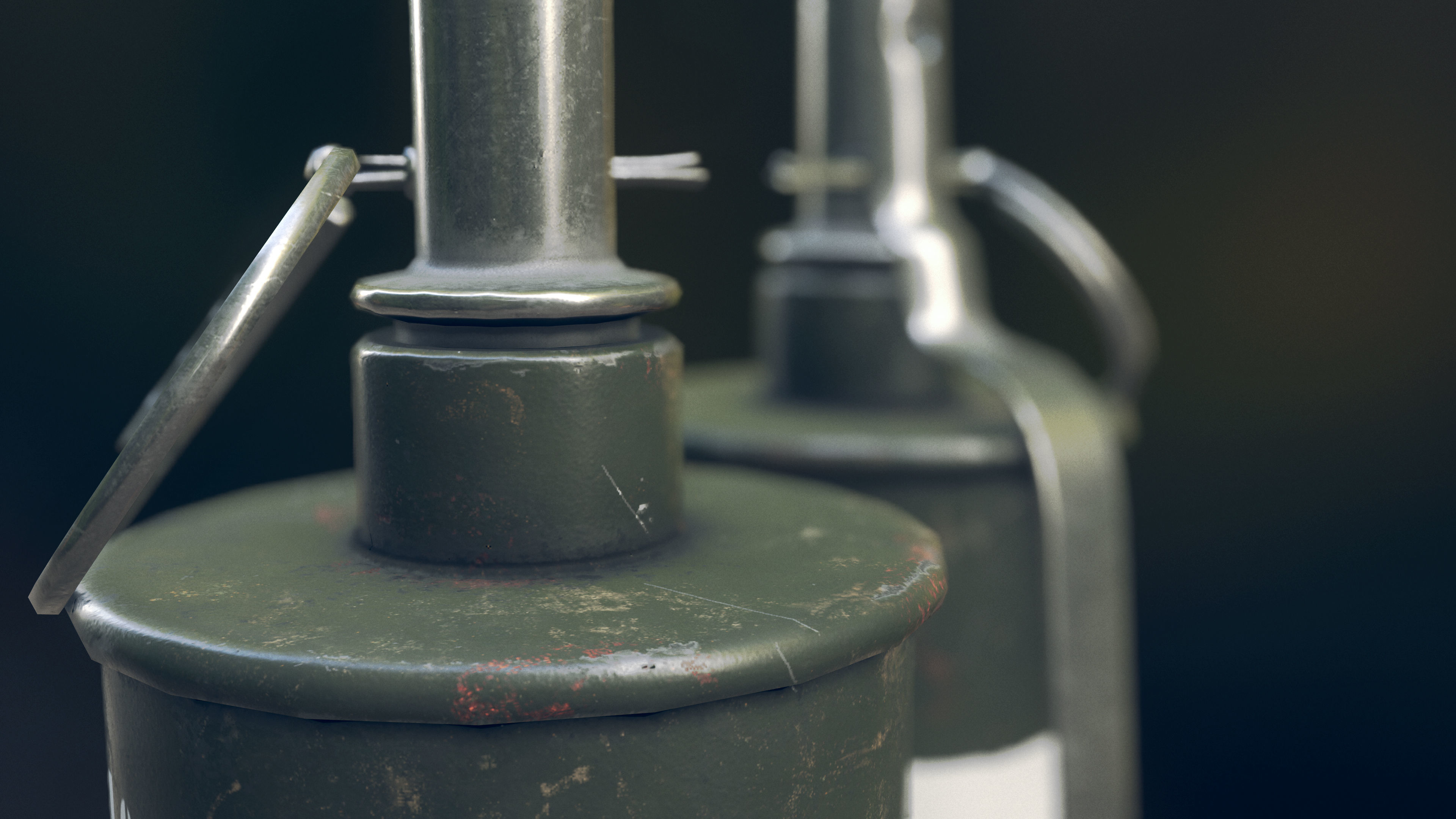 RG 42 Hand Grenade Low-poly 3D model_3