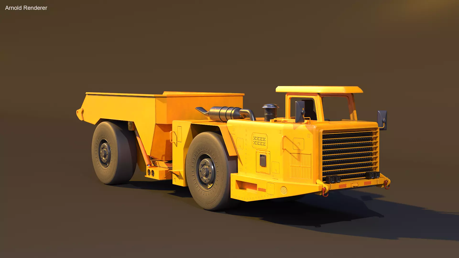 Modern Articulated Mine Truck 3D model