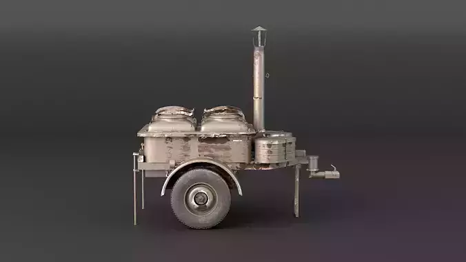 Military Field Kitchen 3D model 2