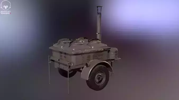 Military Field Kitchen 3D model 7
