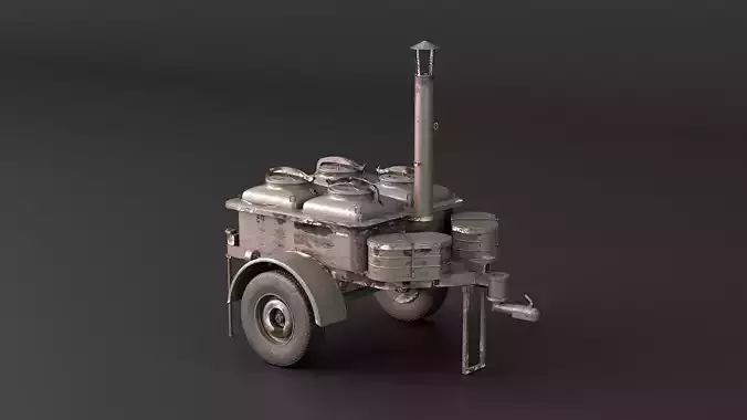 Military Field Kitchen 3D model 3