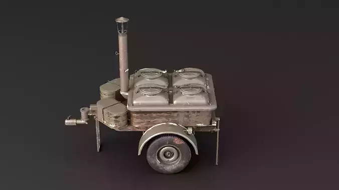 Military Field Kitchen 3D model 5
