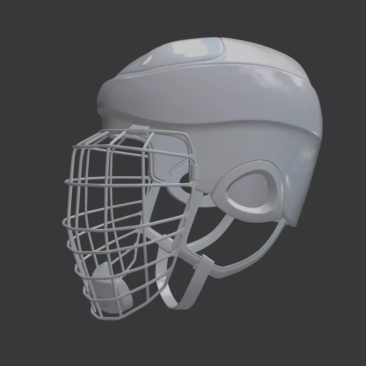 Hockey Helmet 3D Printable 3D print model