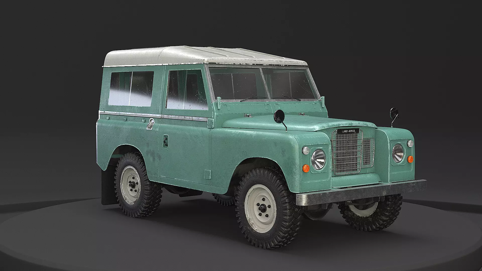 Land Rover Series III Short Wheelbase Old 3D model