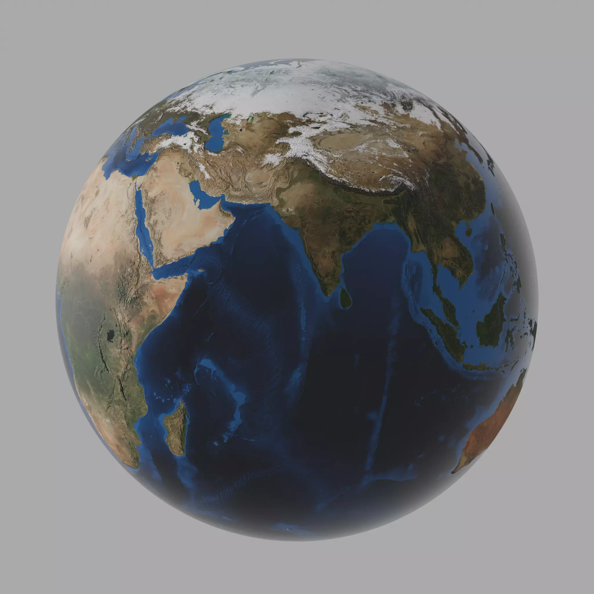 Earth Separated by Boundaries 3D Model 3D model