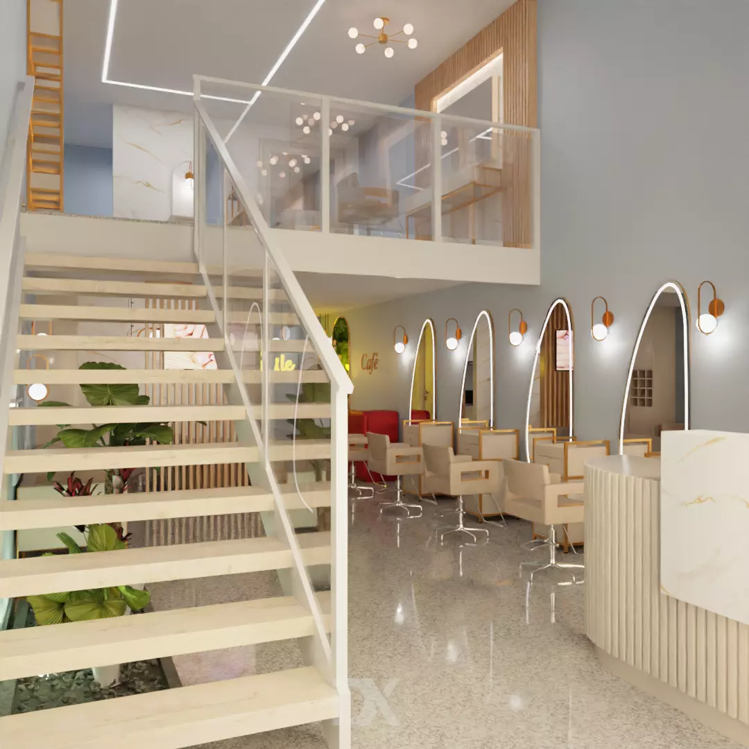 beauty salon 3D model