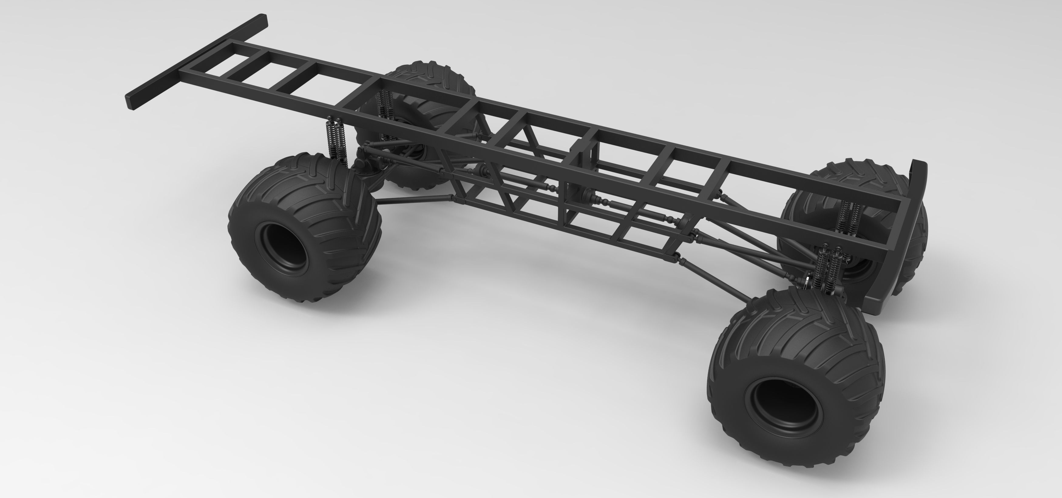 Safari Monster Truck 3D model_14