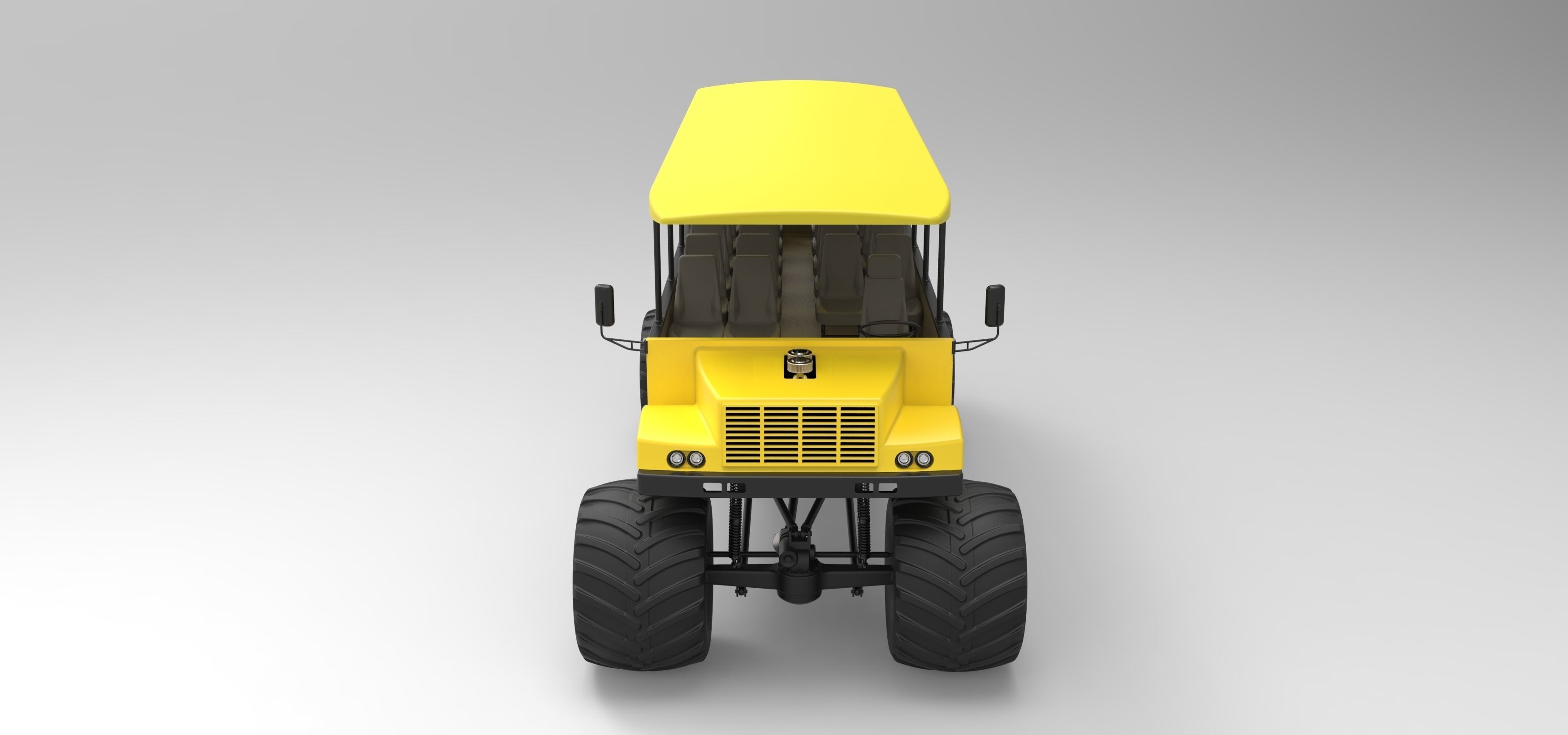 Safari Monster Truck 3D model_4