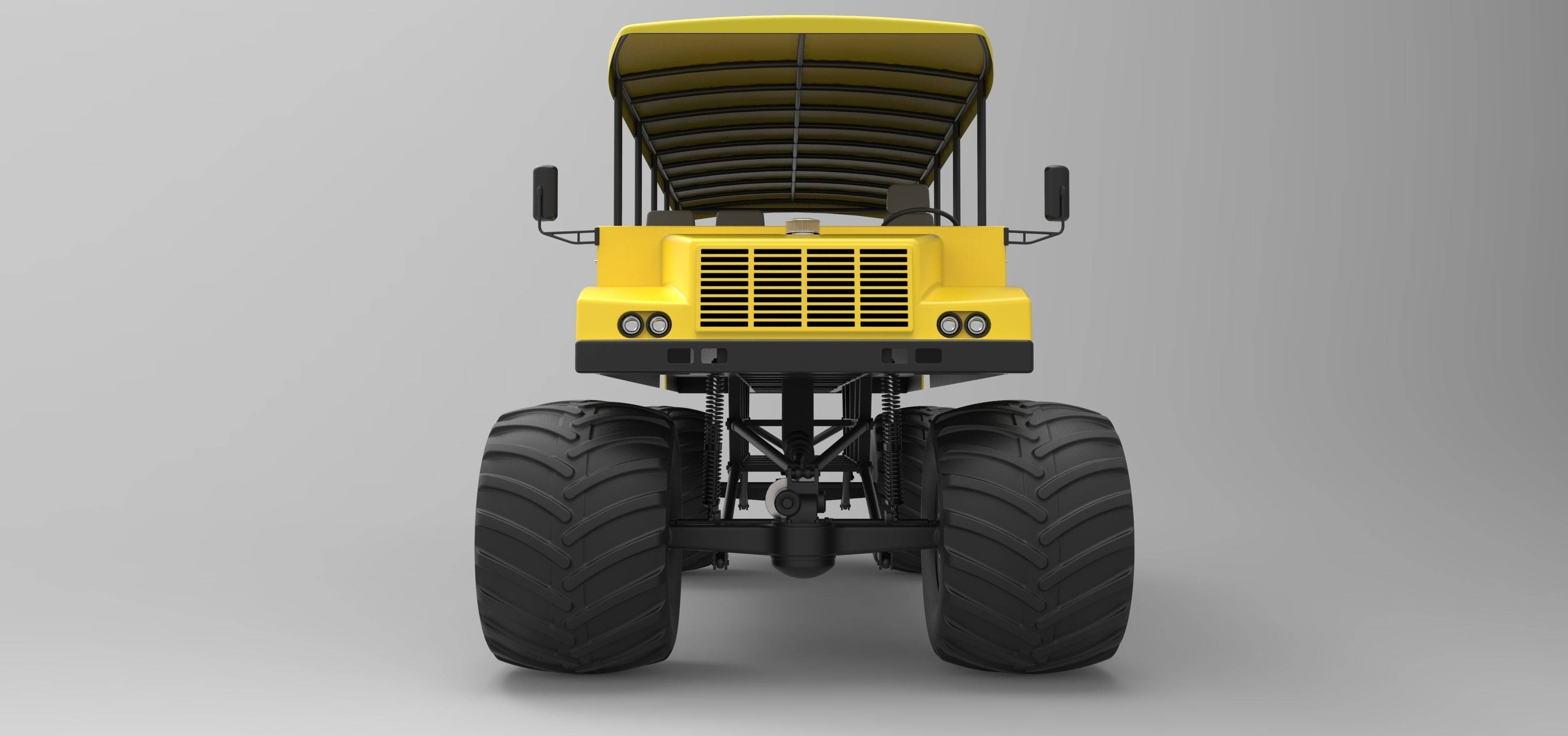 Safari Monster Truck 3D model_5