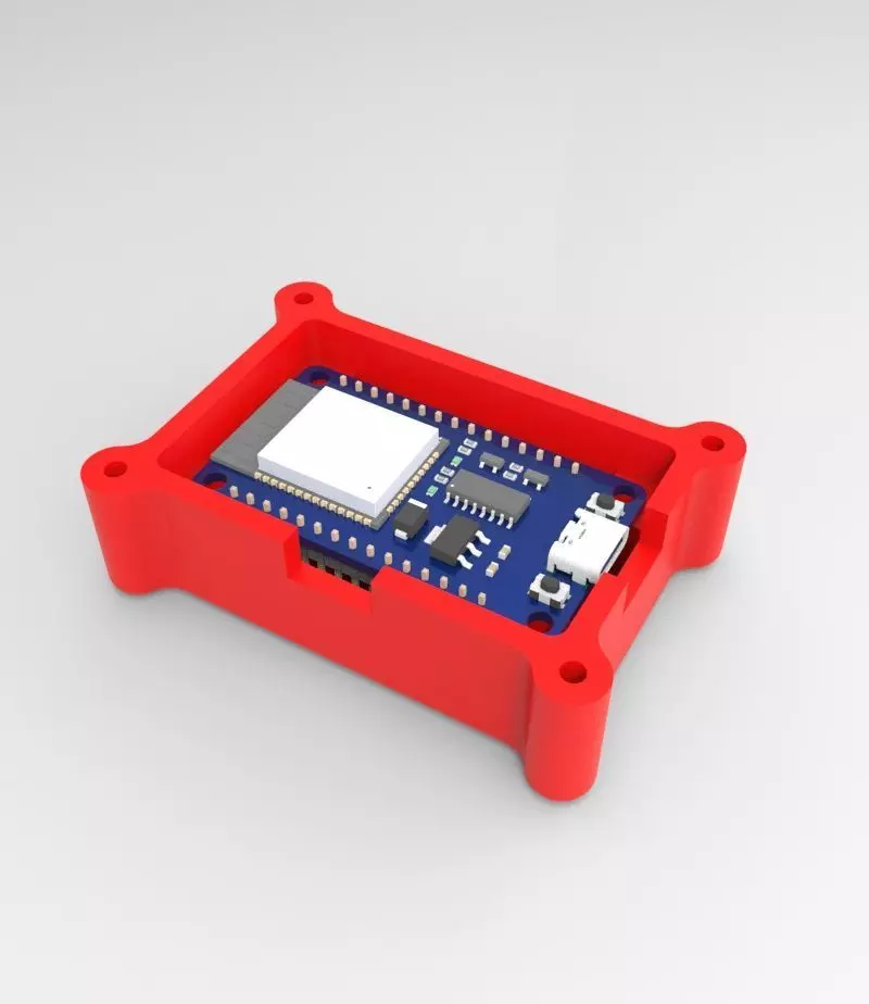 ESP32 Dev Board Enclosure Bundle -2 versions and Lid- 3D print model