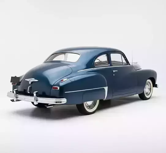 1948 Tucker 48 Sedan Low-poly 3D model 5