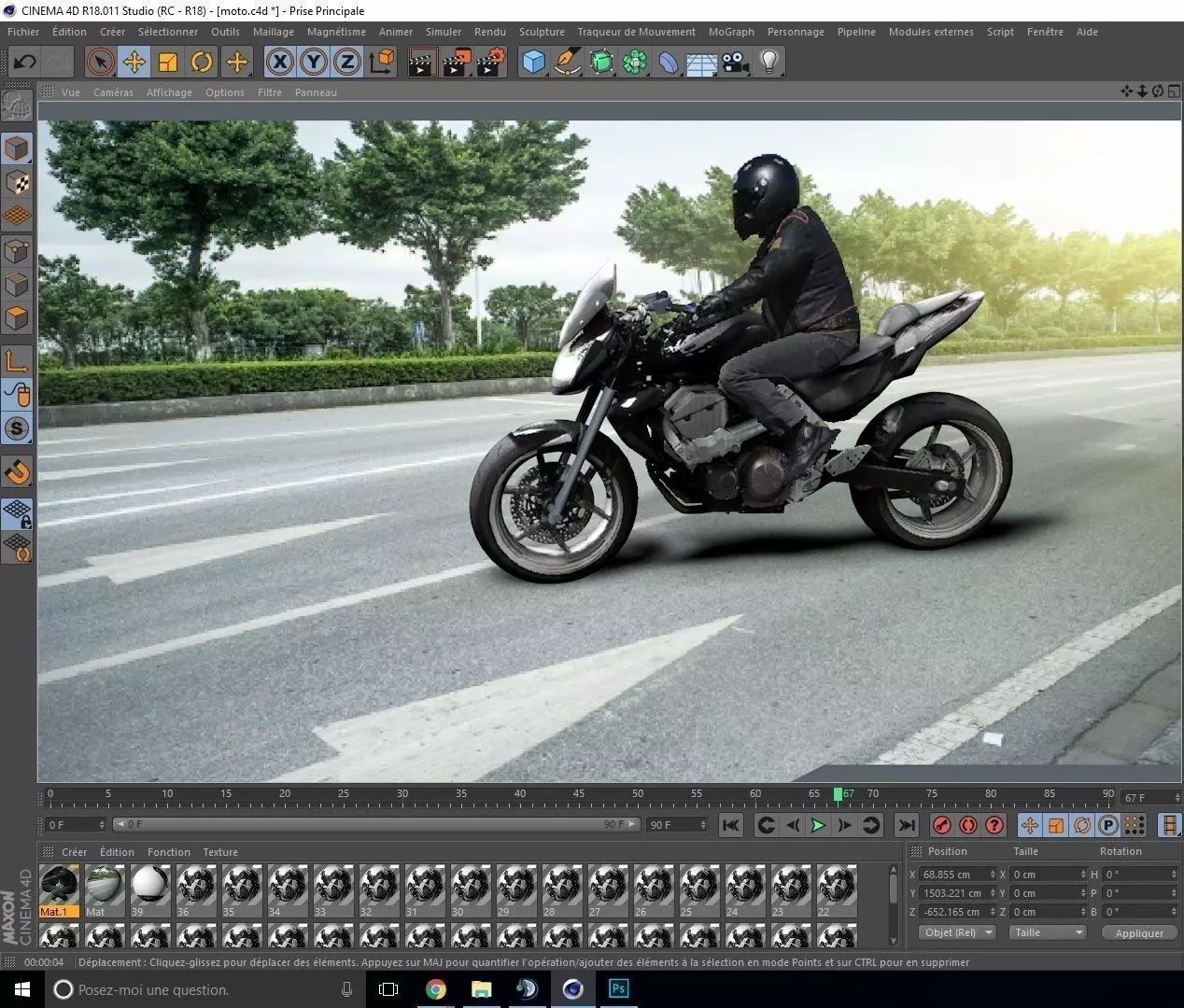 Moto Vehicle Free 3D model