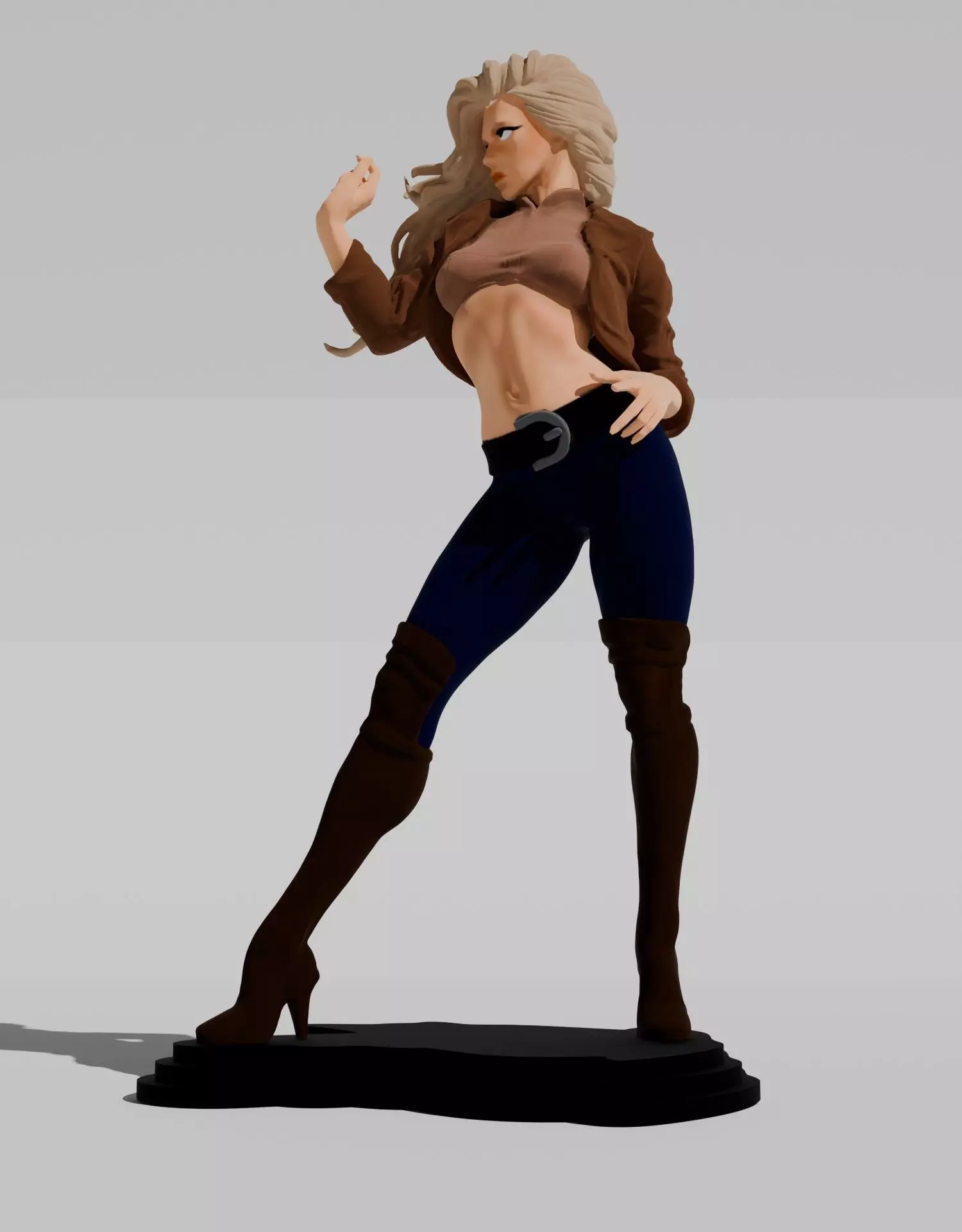 female statue 3D print model