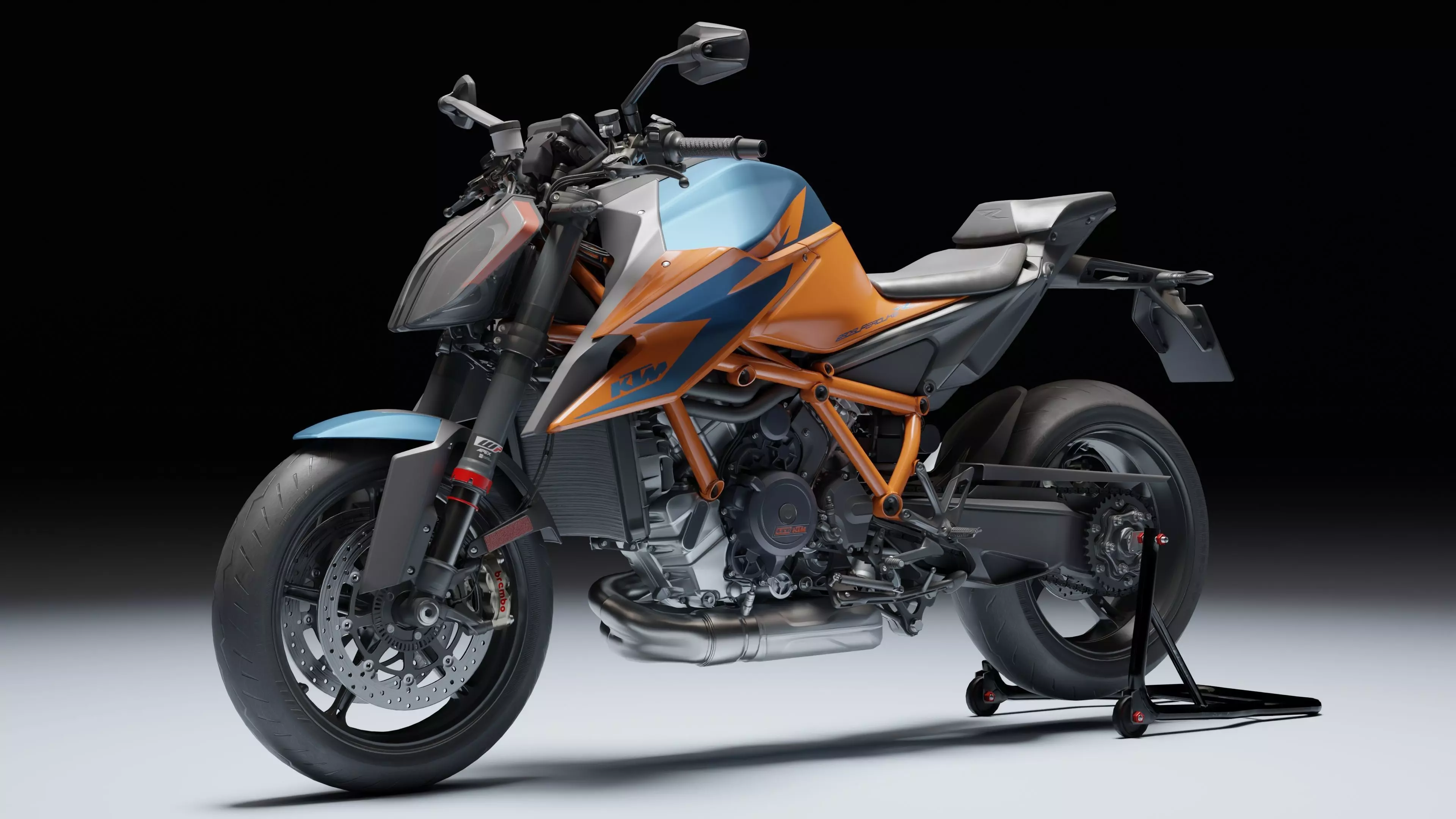 KTM 1290 Super Duke R 2021 Low-poly 3D model