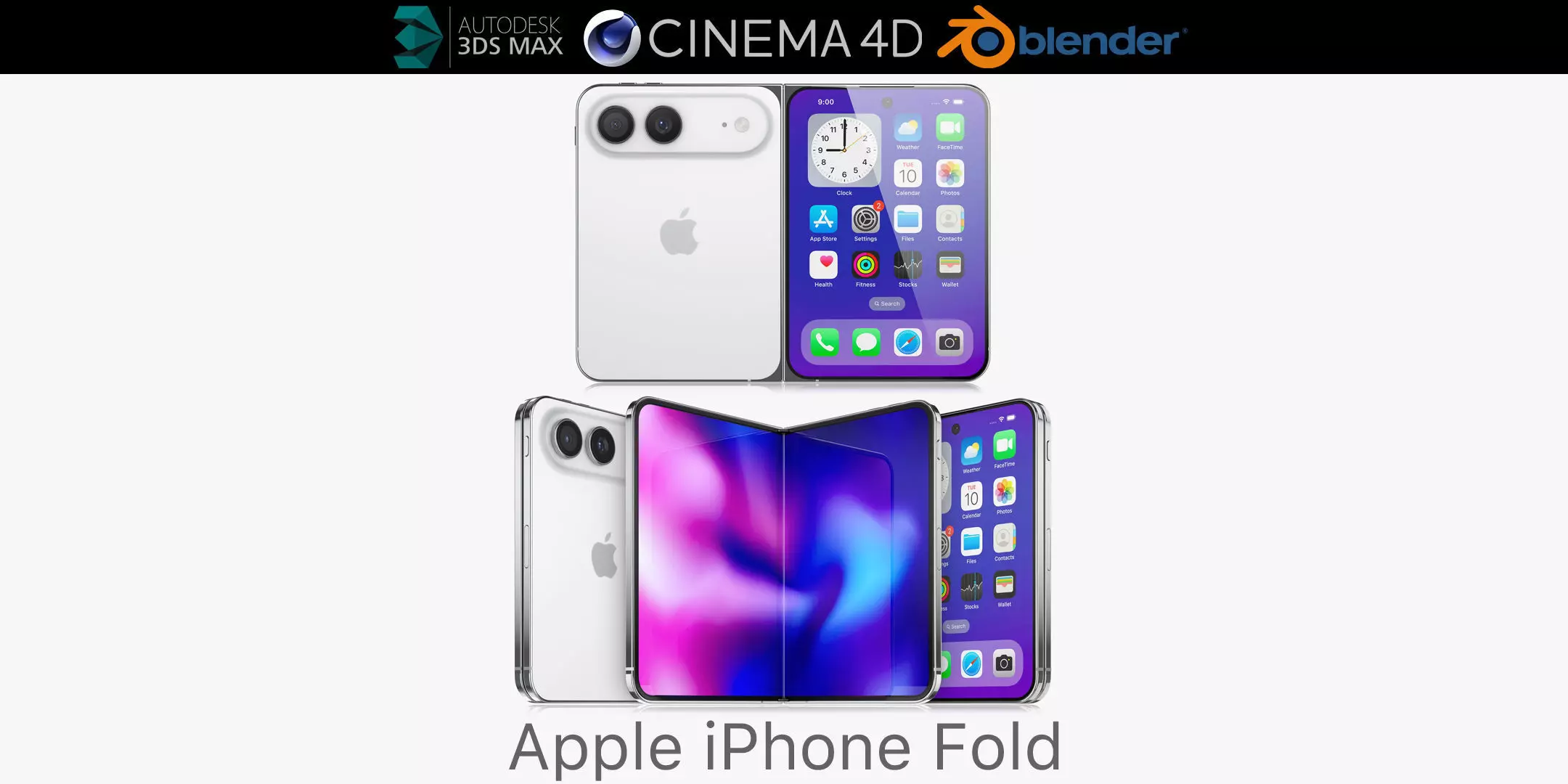 Apple iPhone Fold ver1 3D model