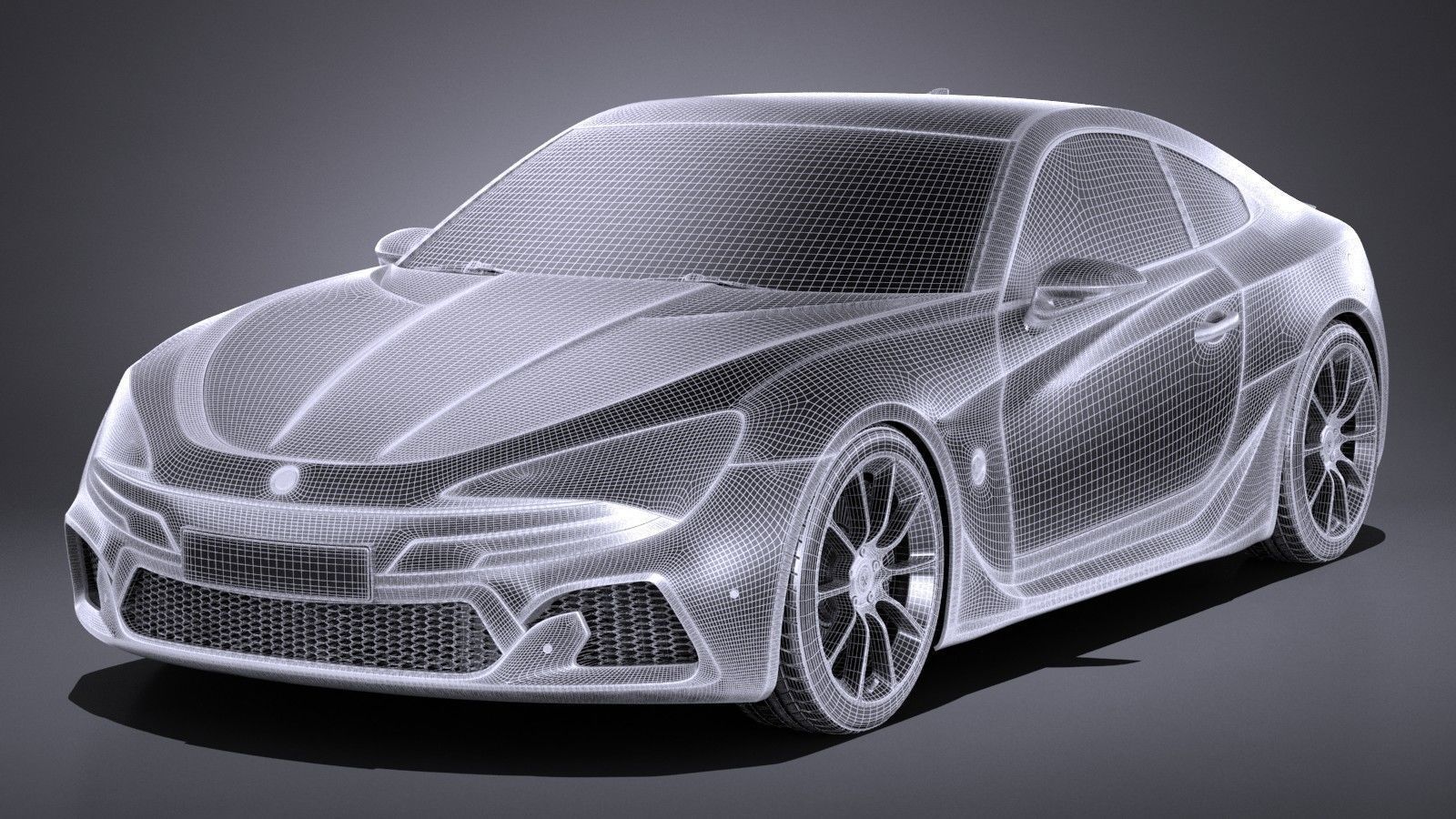 Generic Coupe GT 2017 3D model_12