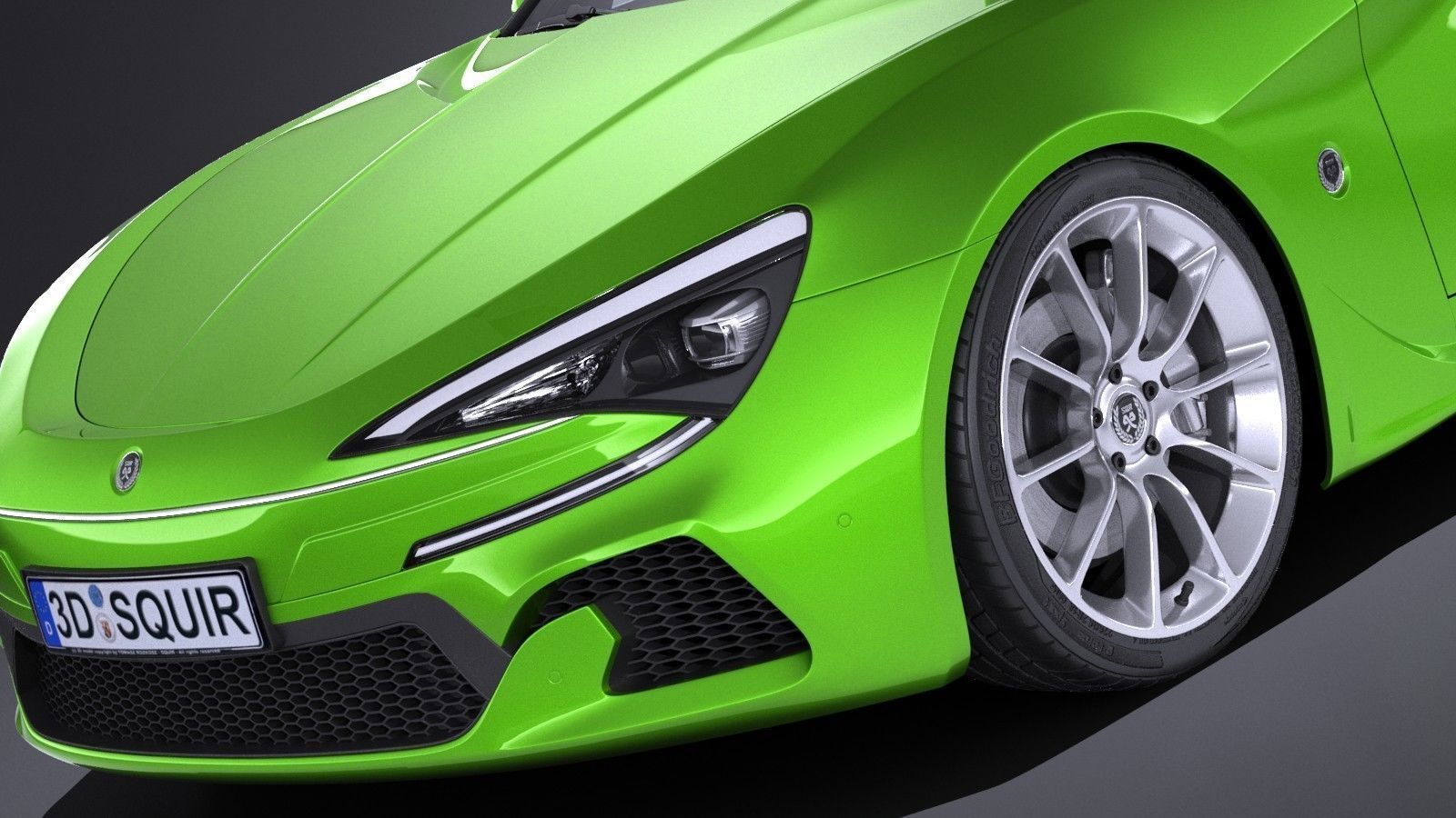 Generic Coupe GT 2017 3D model_2