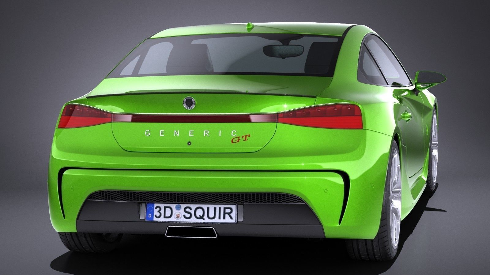 Generic Coupe GT 2017 3D model_4