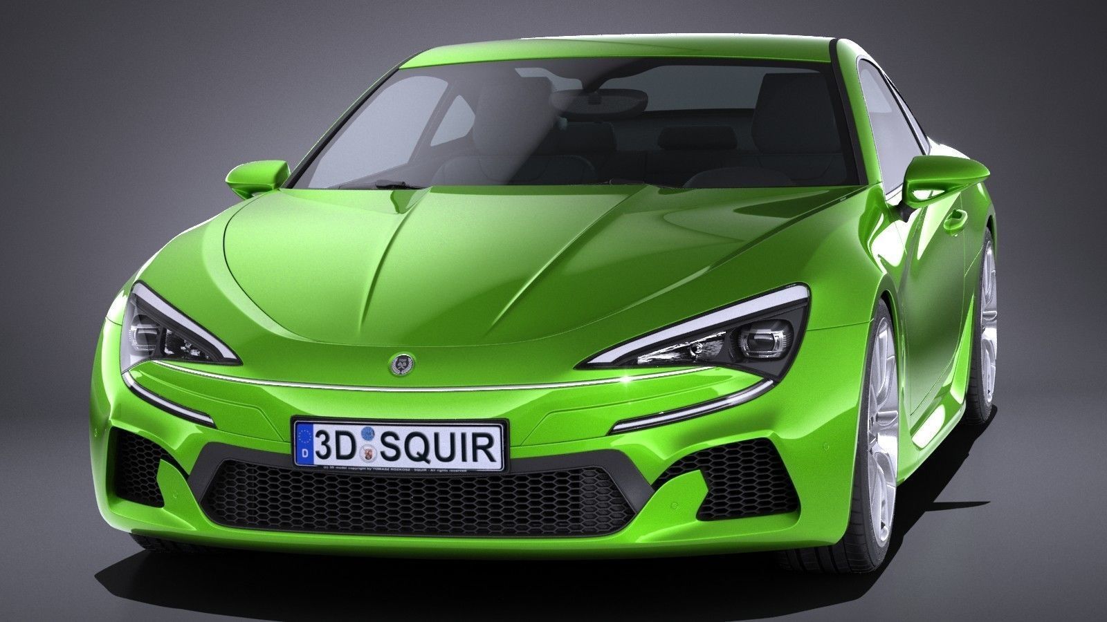 Generic Coupe GT 2017 3D model_1