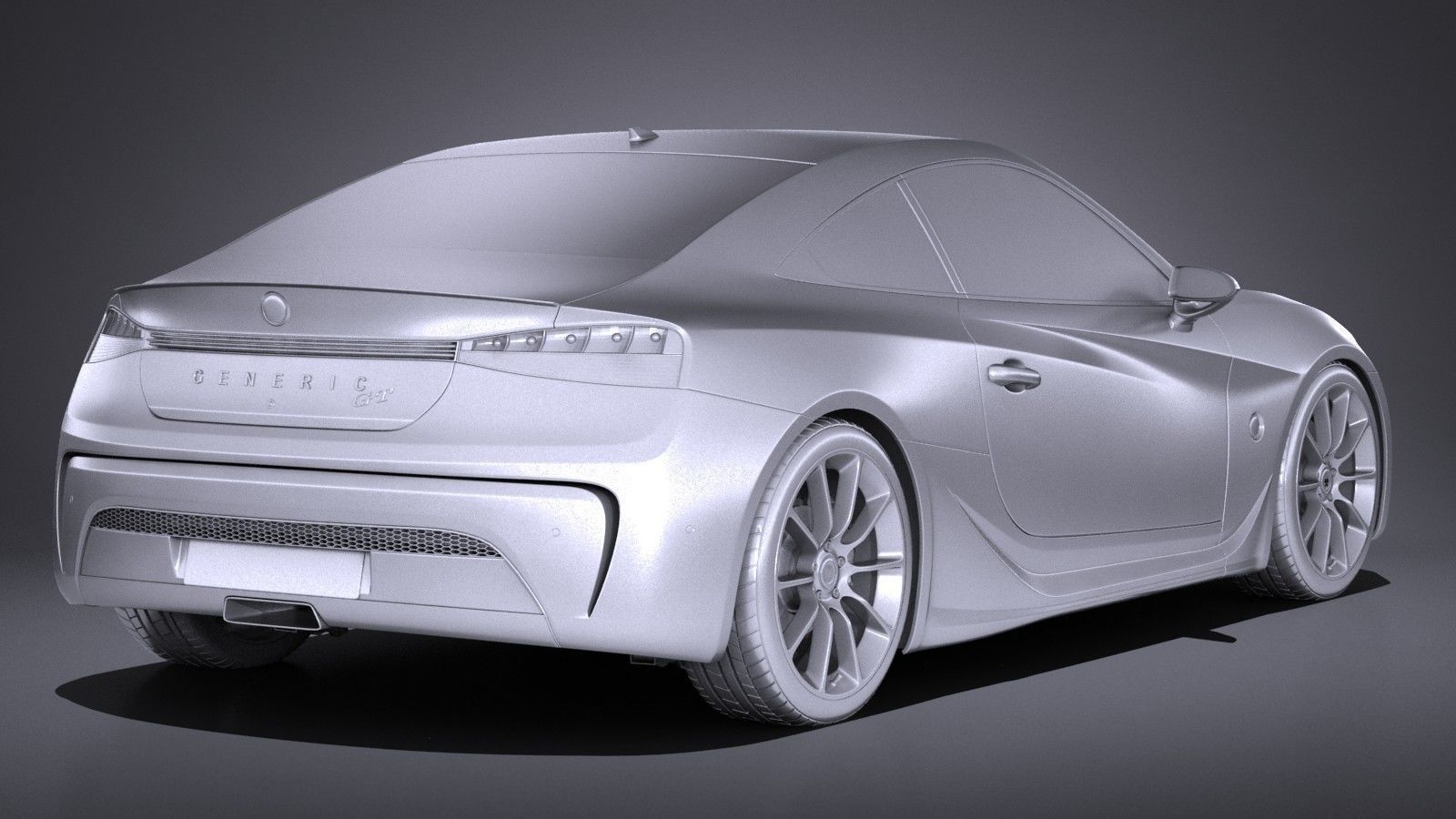 Generic Coupe GT 2017 3D model_11