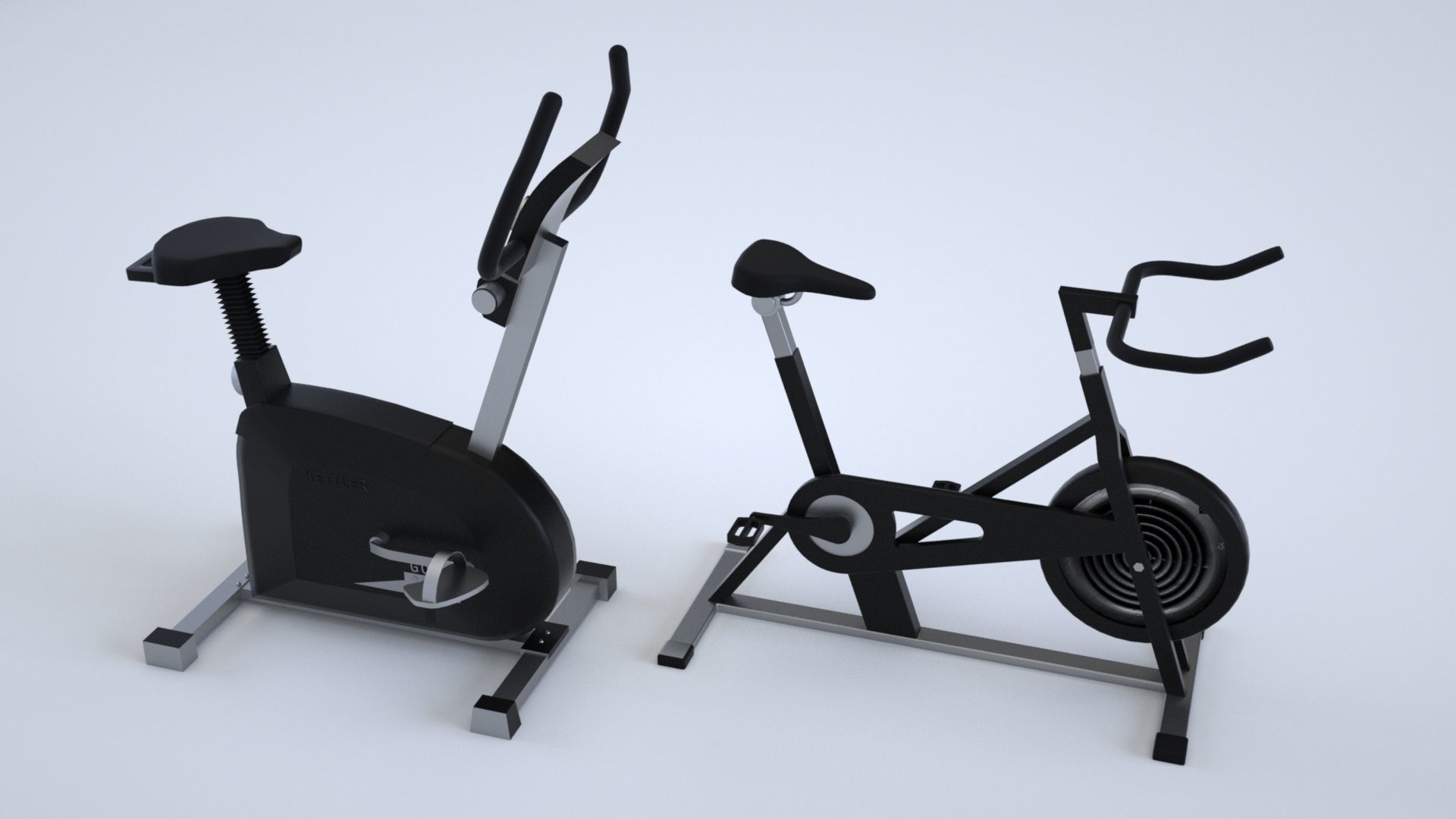 Massive Gym Equipment Collection 3D model_13