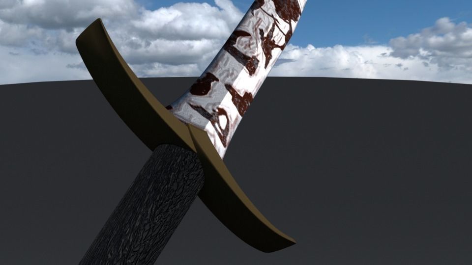 Collection of Swords 3D model_4