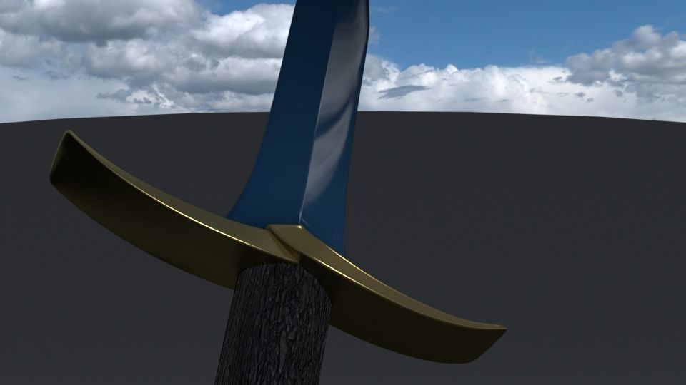 Collection of Swords 3D model_1