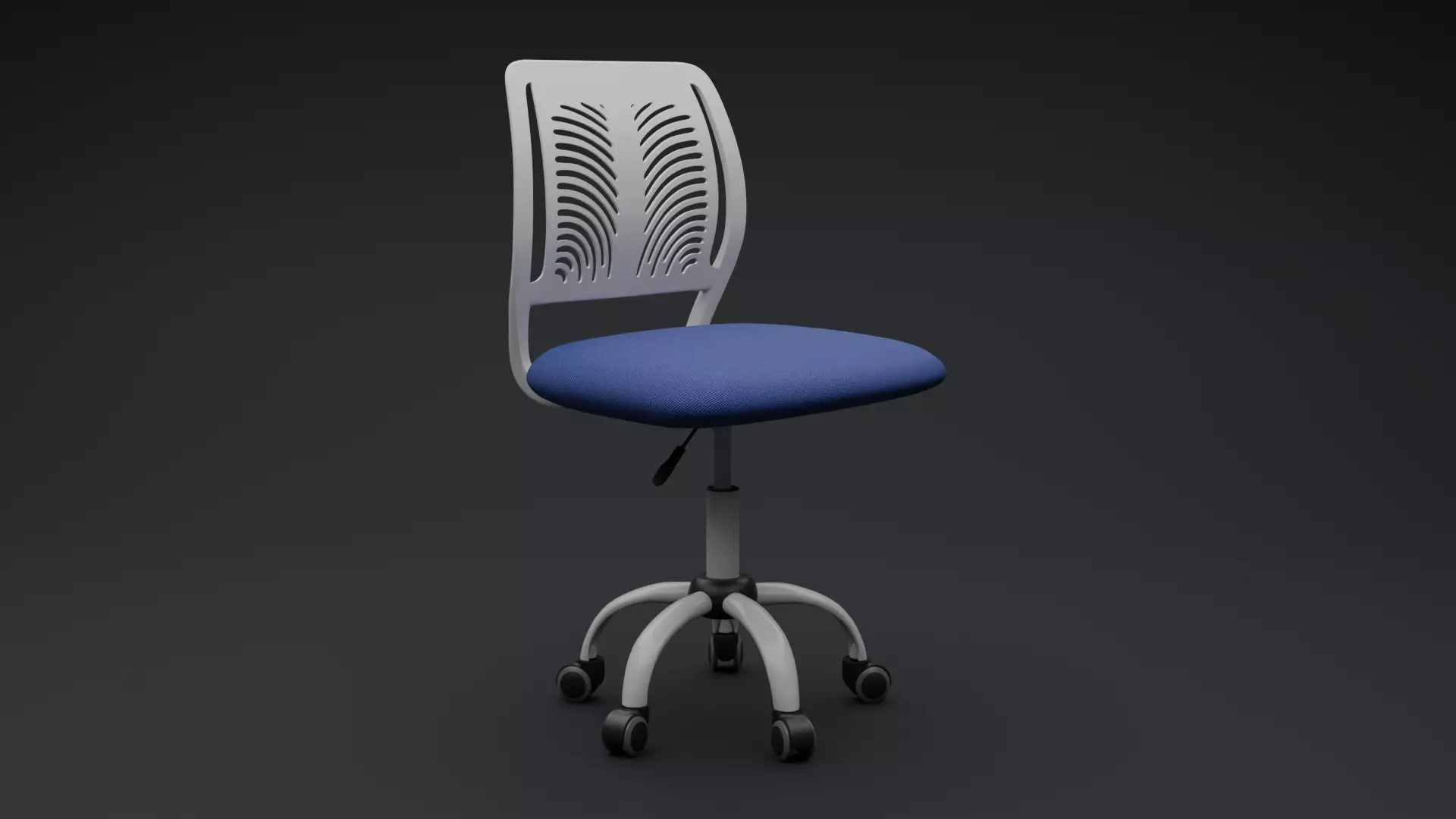 Office Chair Low-poly 3D model