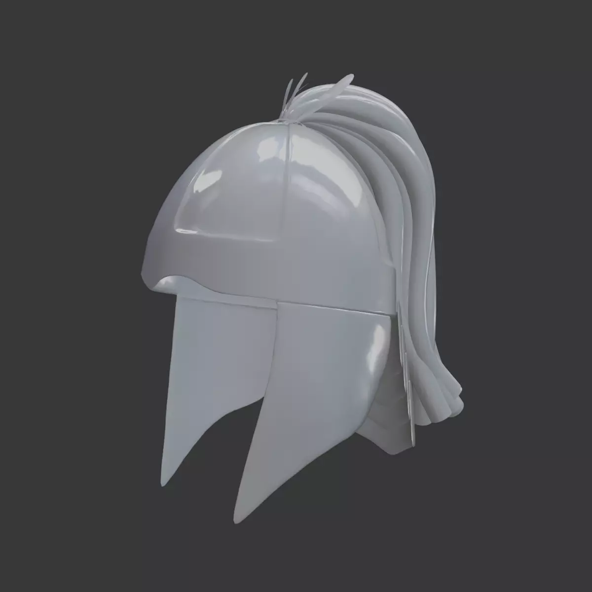 Corinthian Style Helmet 3D Printable 3D print model
