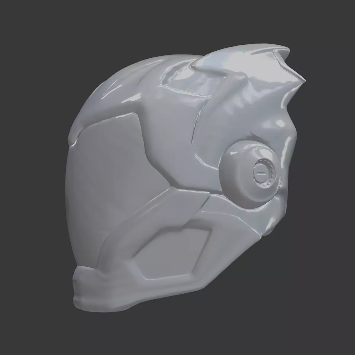 Iron Cat Helmet 3D Printable 3D print model