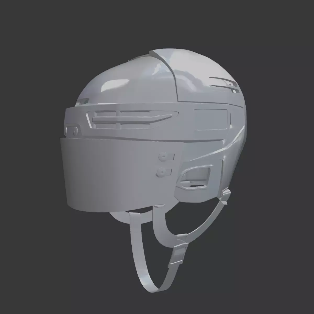 Hockey Helmet 3D Printable 3D print model
