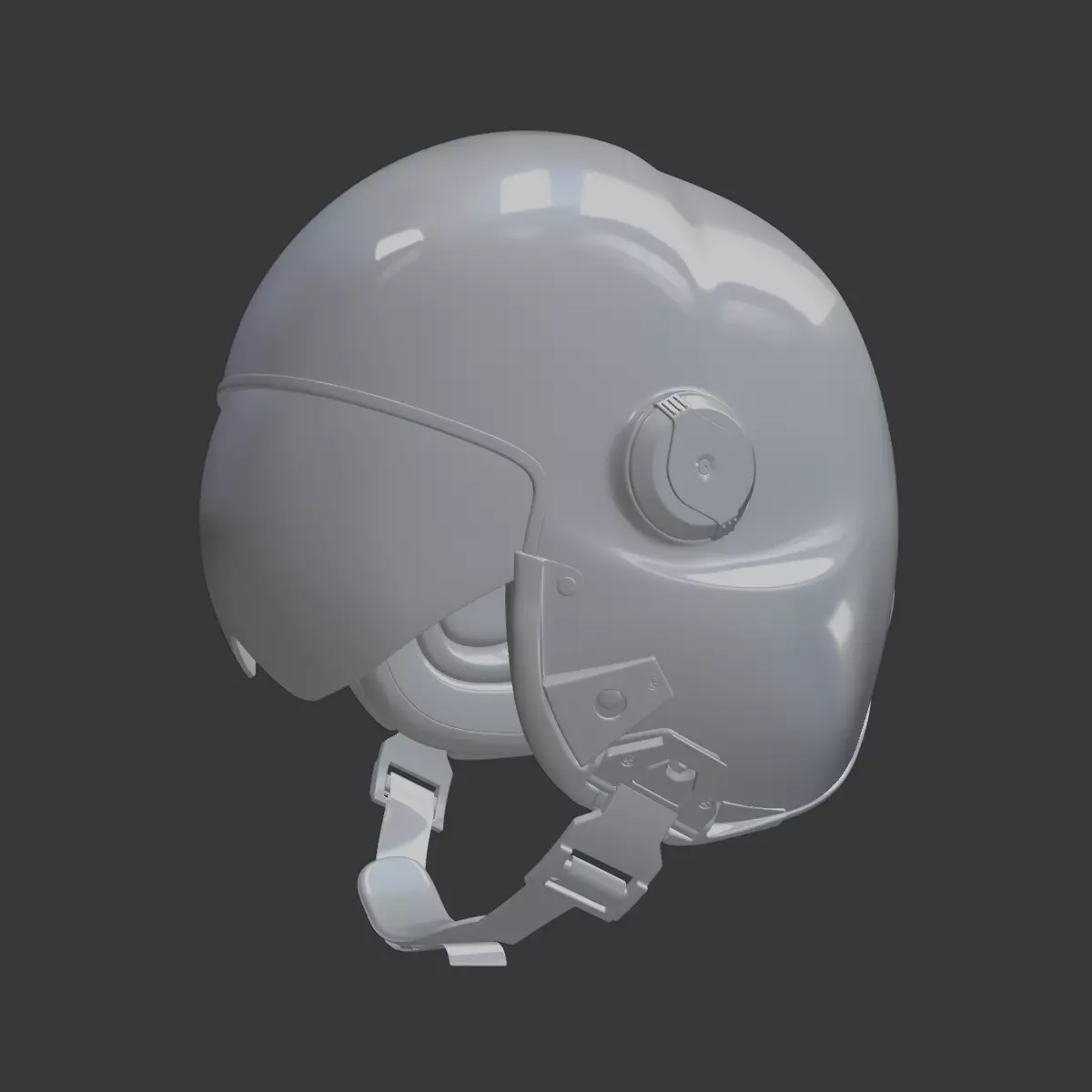 Pilot Flight Helmet 3D Printable 3D print model