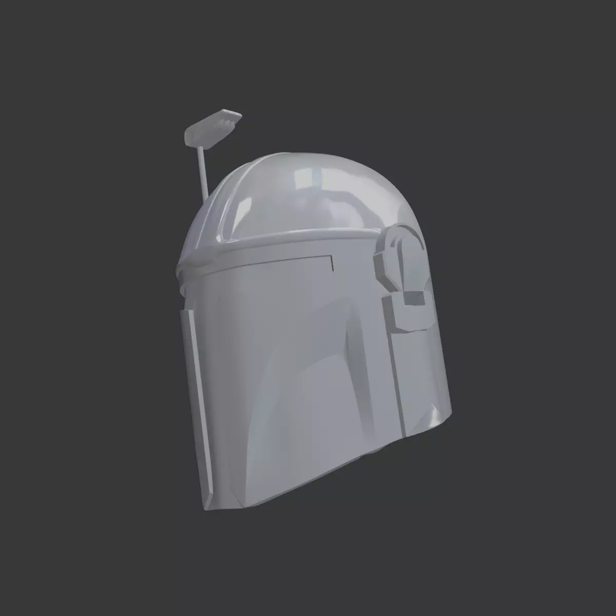 Mandalorian Helmet 3D Printable 3D print model