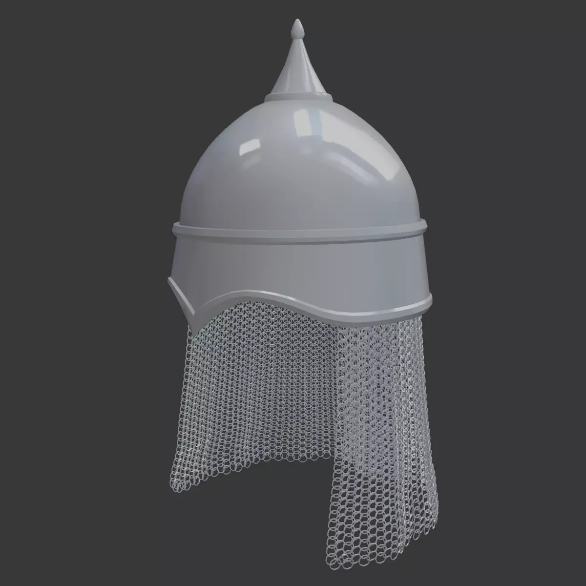 Medieval Russian Helmet 3D Printable 3D print model
