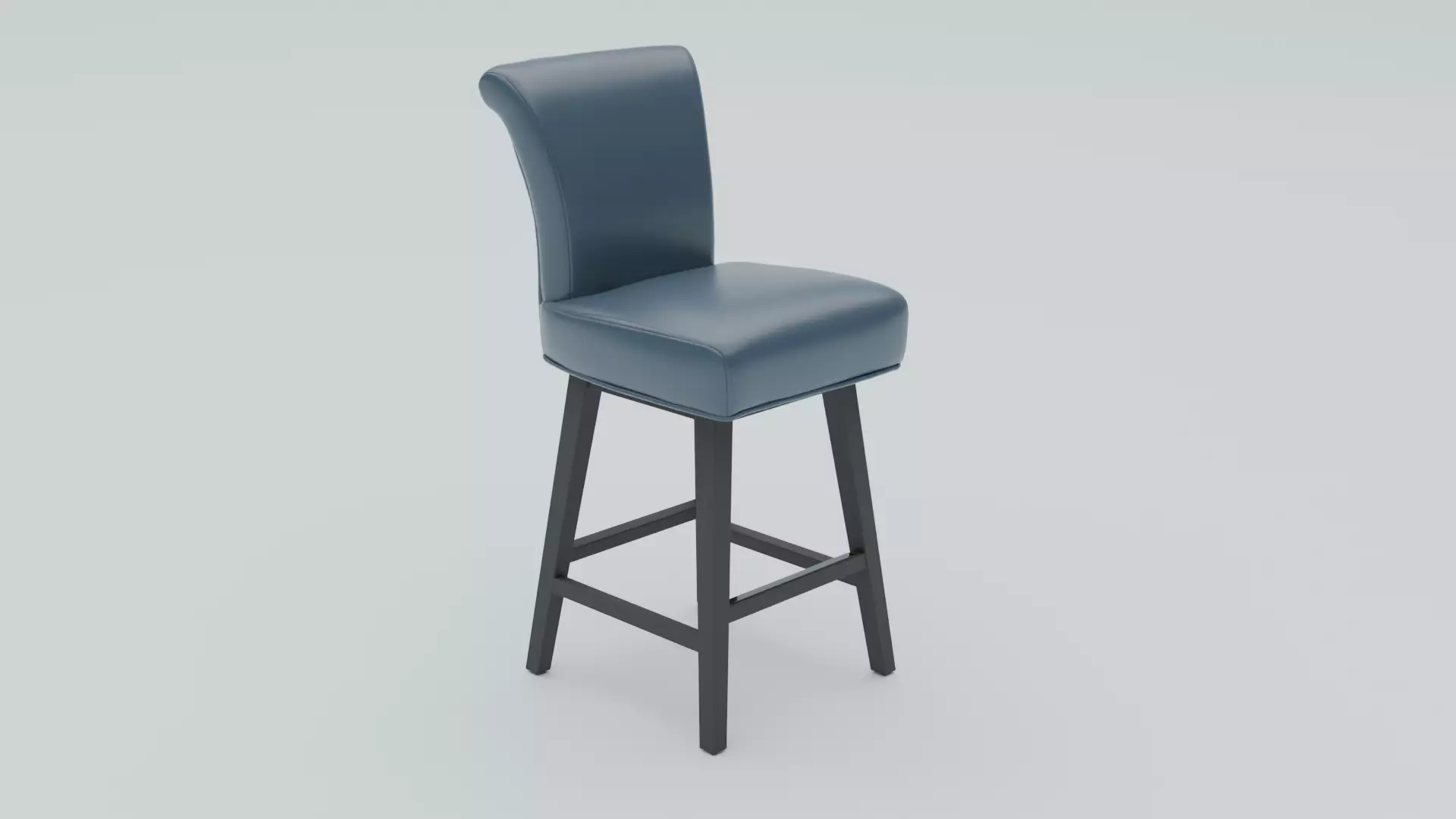 Bar Chair Low-poly 3D model