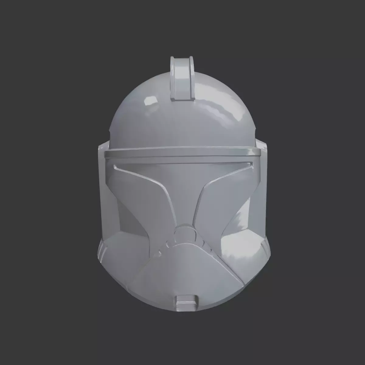 Phase I Clone Trooper Helmet 3D Printable ST 3D print model