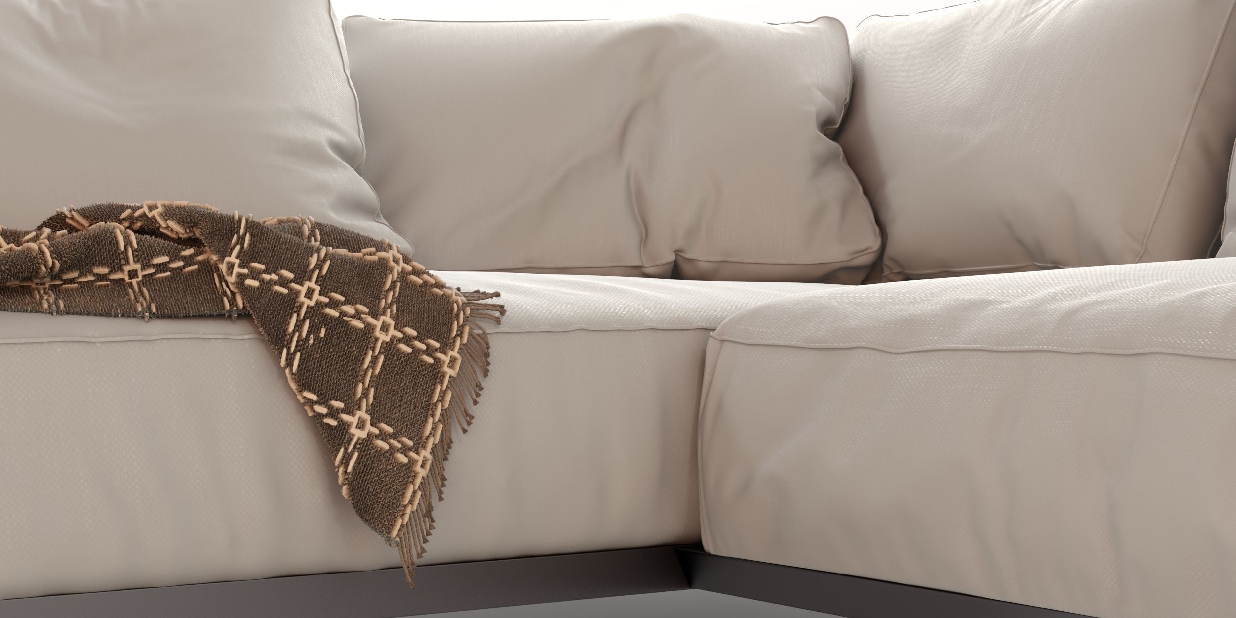 Flexform Sectional Sofa Ettore 3D model_1