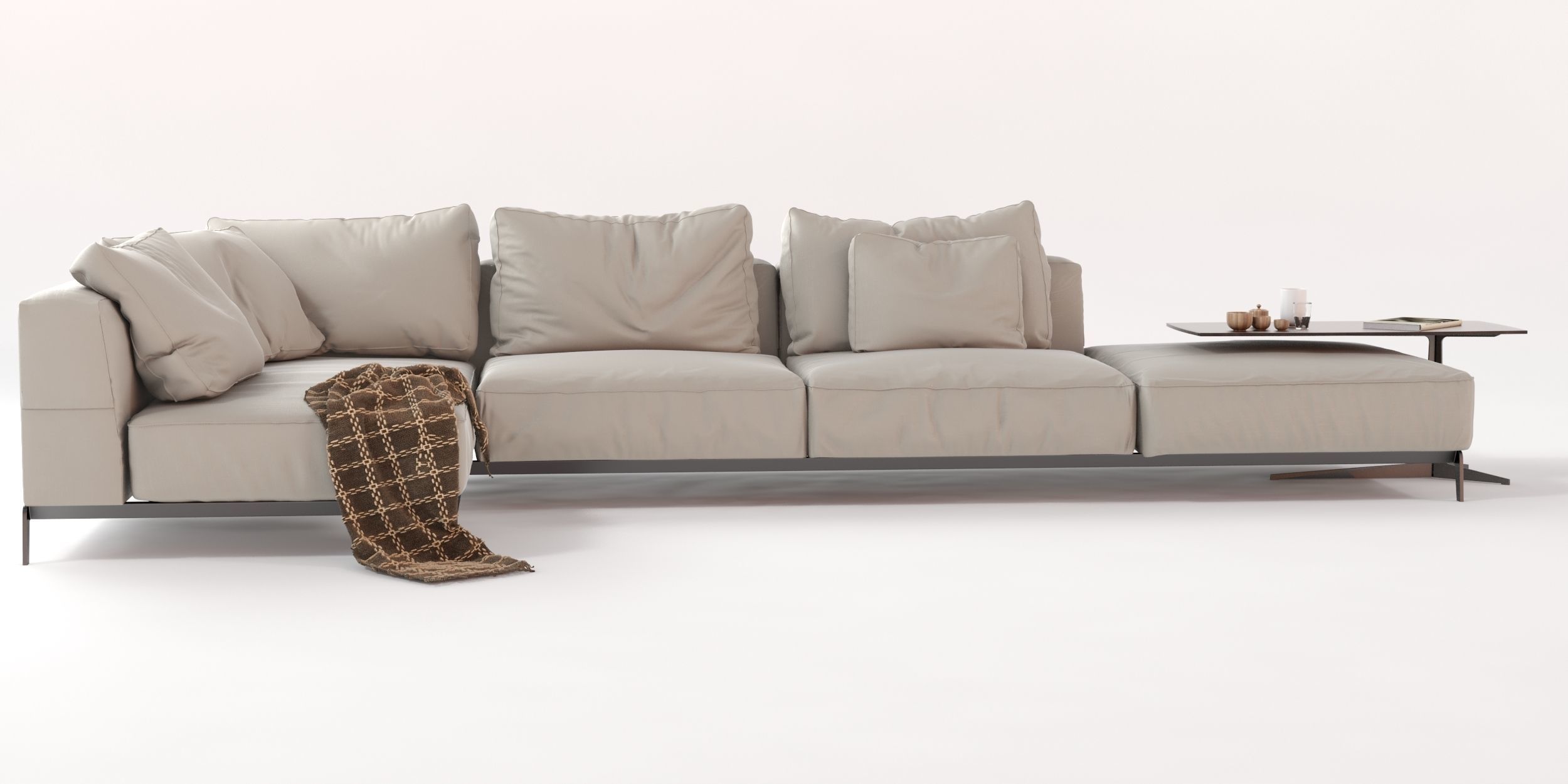 Flexform Sectional Sofa Ettore 3D model_5