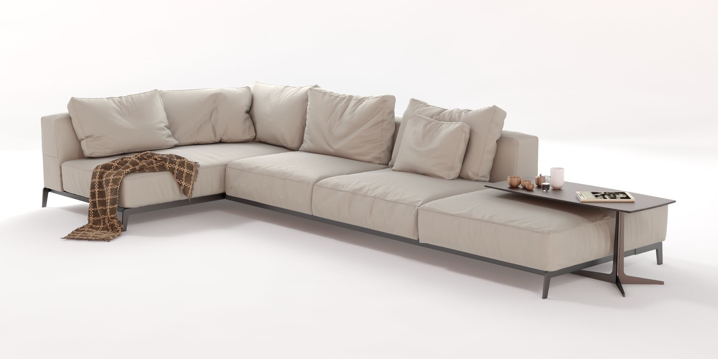 Flexform Sectional Sofa Ettore 3D model_4