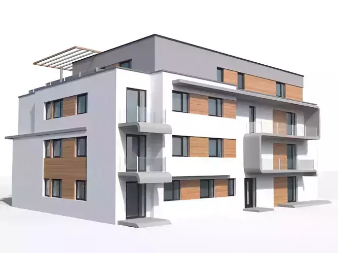 Appartment house 3D model